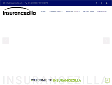 Tablet Screenshot of insurancezilla.net